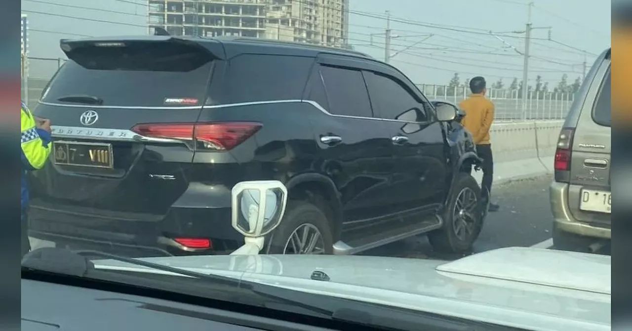 Biasa Dipakai Karolog Polda Jabar, Mobil Fortuner Pemicu Kecelakaan di Tol MBZ Dikemudikan Ajudan