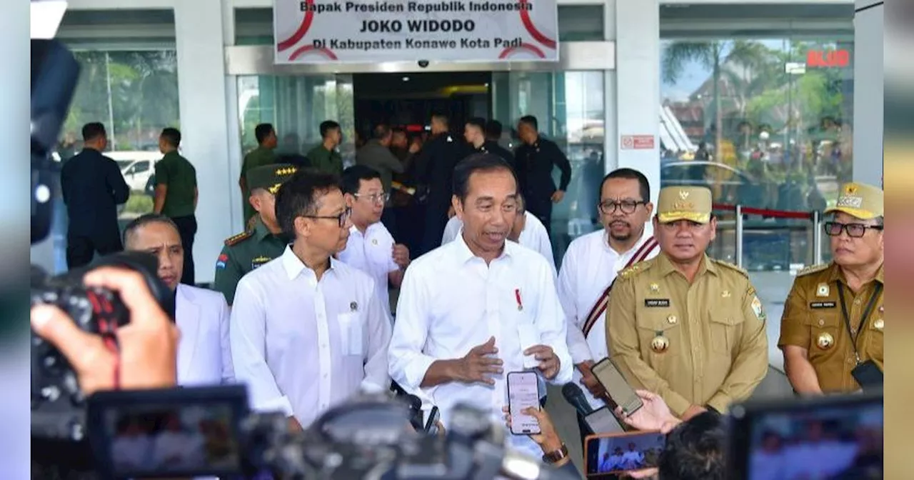 Kronologi Seorang Pria di Konawe Tiba-Tiba Merangsek Hampiri Jokowi Saat Wawancara