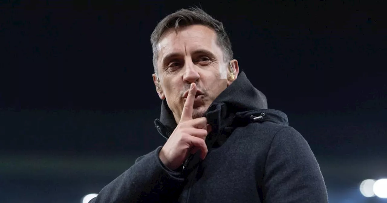 Gary Neville picks 'beautiful' Arsenal star as Player of the Season