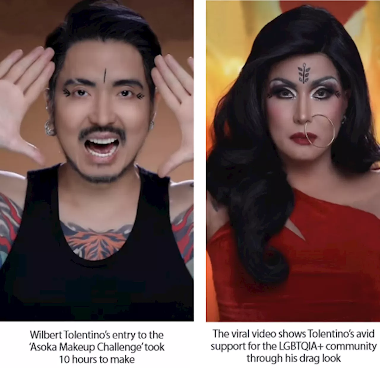 Wilbert Tolentino’s ‘Asoka’ makeup challenge goes viral