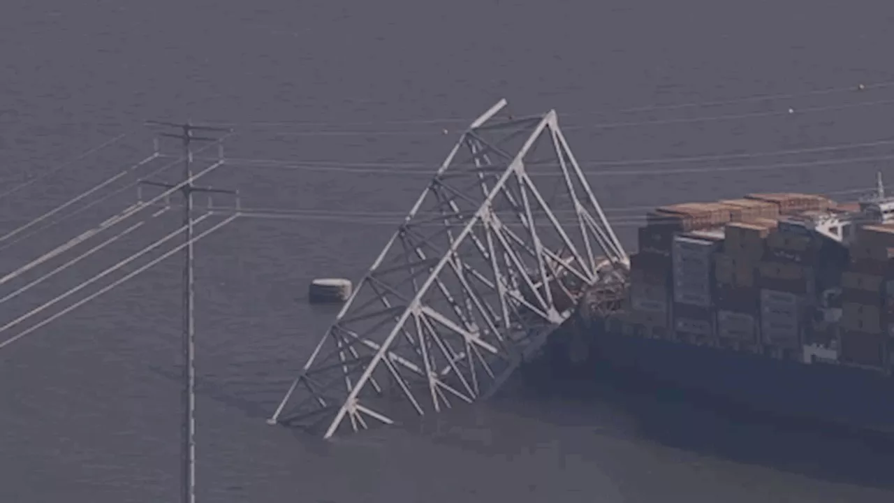 Explosives detonated in partial demolition of large span of Baltimore's collapsed Key Bridge