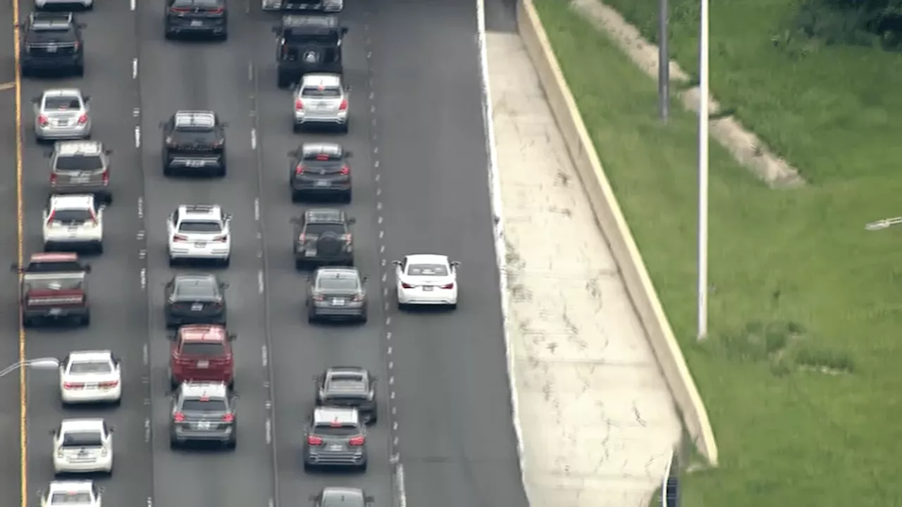 Police chase in Chicago suburb caught on cam by NBC Sky 5 helicopter