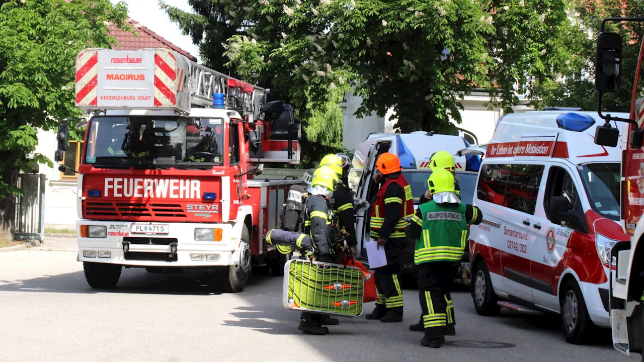 Große Einsatzübung im Herzogenburger Pflegezentrum