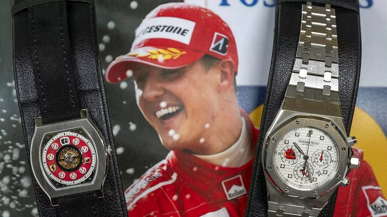 Des montres appartenant à Michael Schumacher vendues plusieurs millions d’euros aux enchères