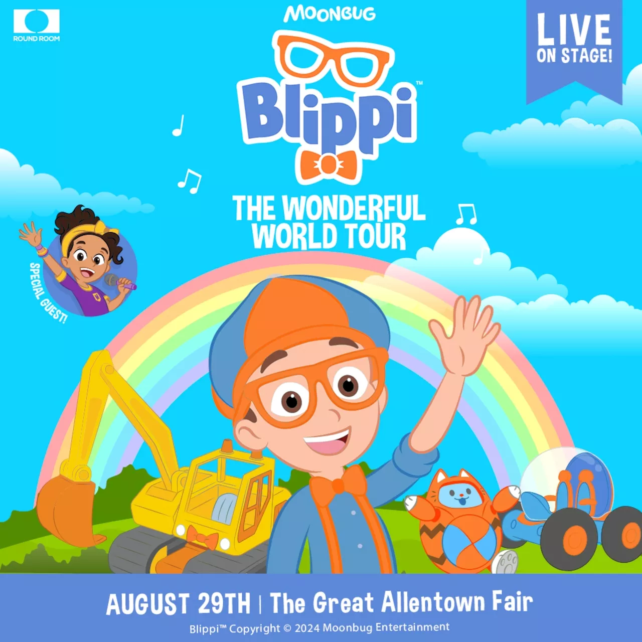 ‘Blippi: The Wonderful World Tour’ coming to the Great Allentown Fair