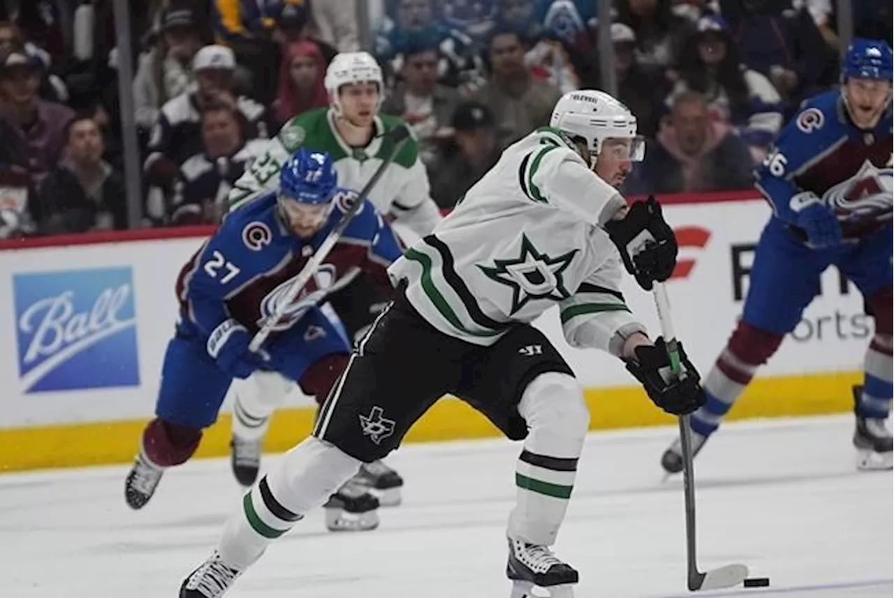 Johnston scores twice, Stars push Avs to brink of elimination with 5-1 win