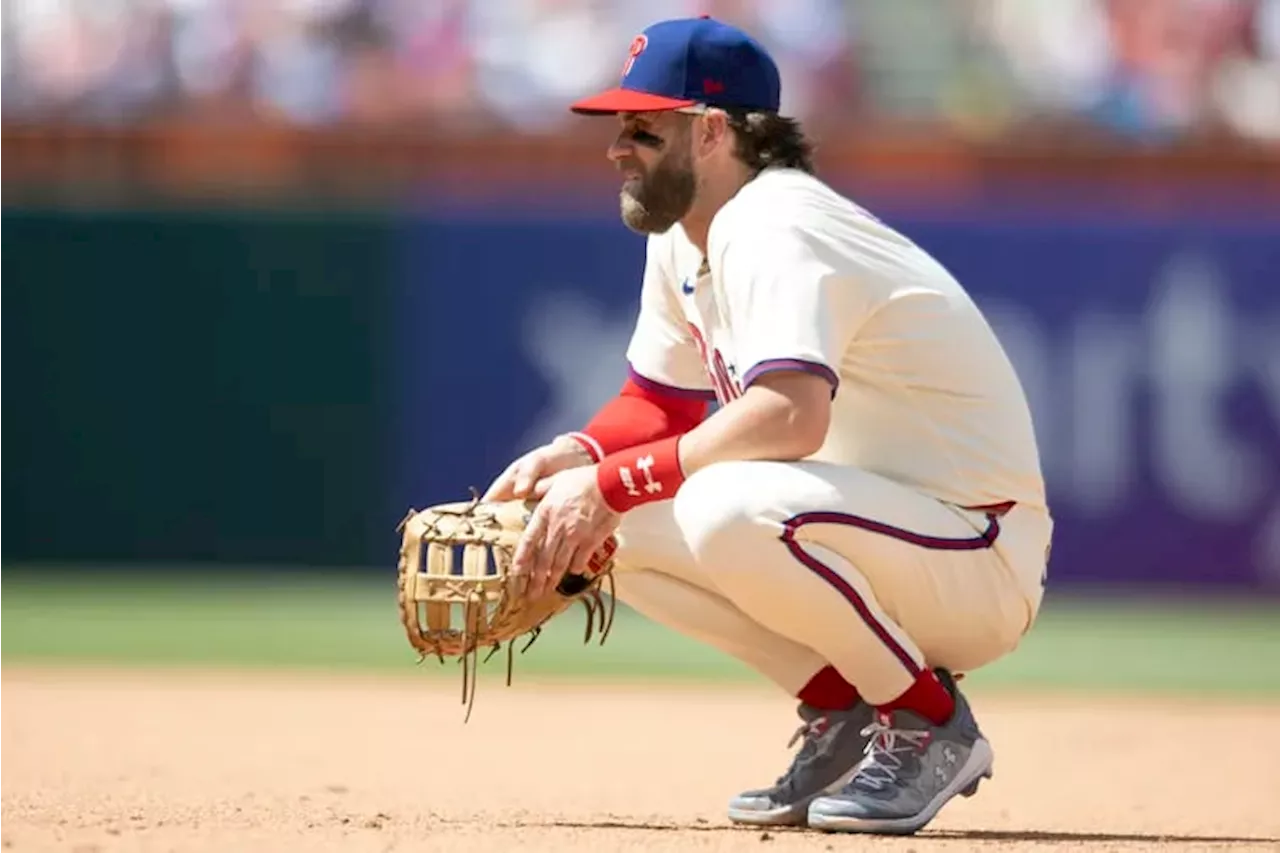 Phillies scratch Bryce Harper (migraine) from the game against the Mets