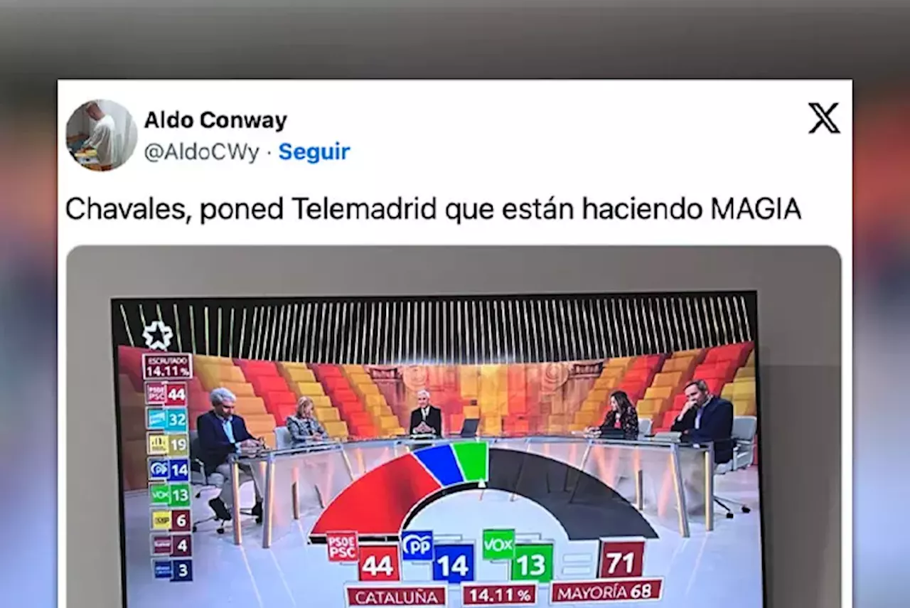 Despiporre con el loco ejercicio de imaginación de Telemadrid en las elecciones catalanas