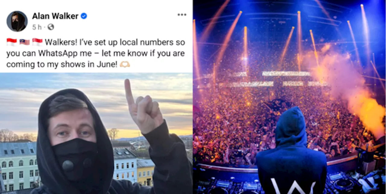 International DJ Alan Walker Reveals Phone Number Online, Gets Flooded By Malaysian Fans