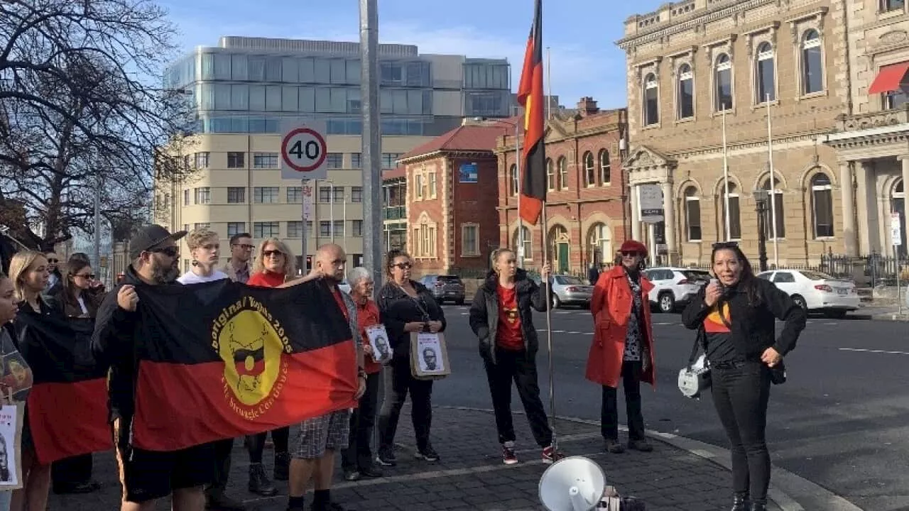 'Our Old People deserve respect': Tasmania's Aboriginal community protest the handling of ancestral remains