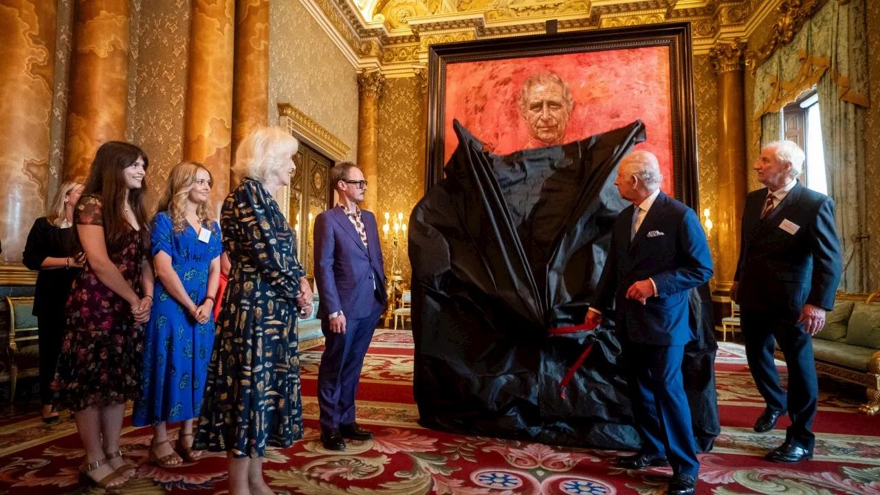 King Charles unveils unexpected artwork as first official portrait since coronation