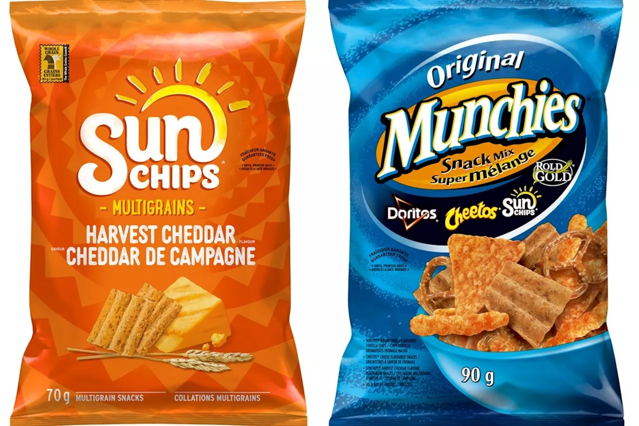 Food inspection agency investigating salmonella fears involving SunChips, Munchies