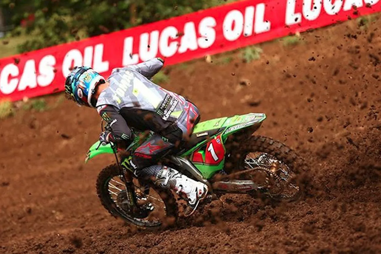 Eli Tomac (Kawasaki) siegt vor Ken Roczen (Honda)