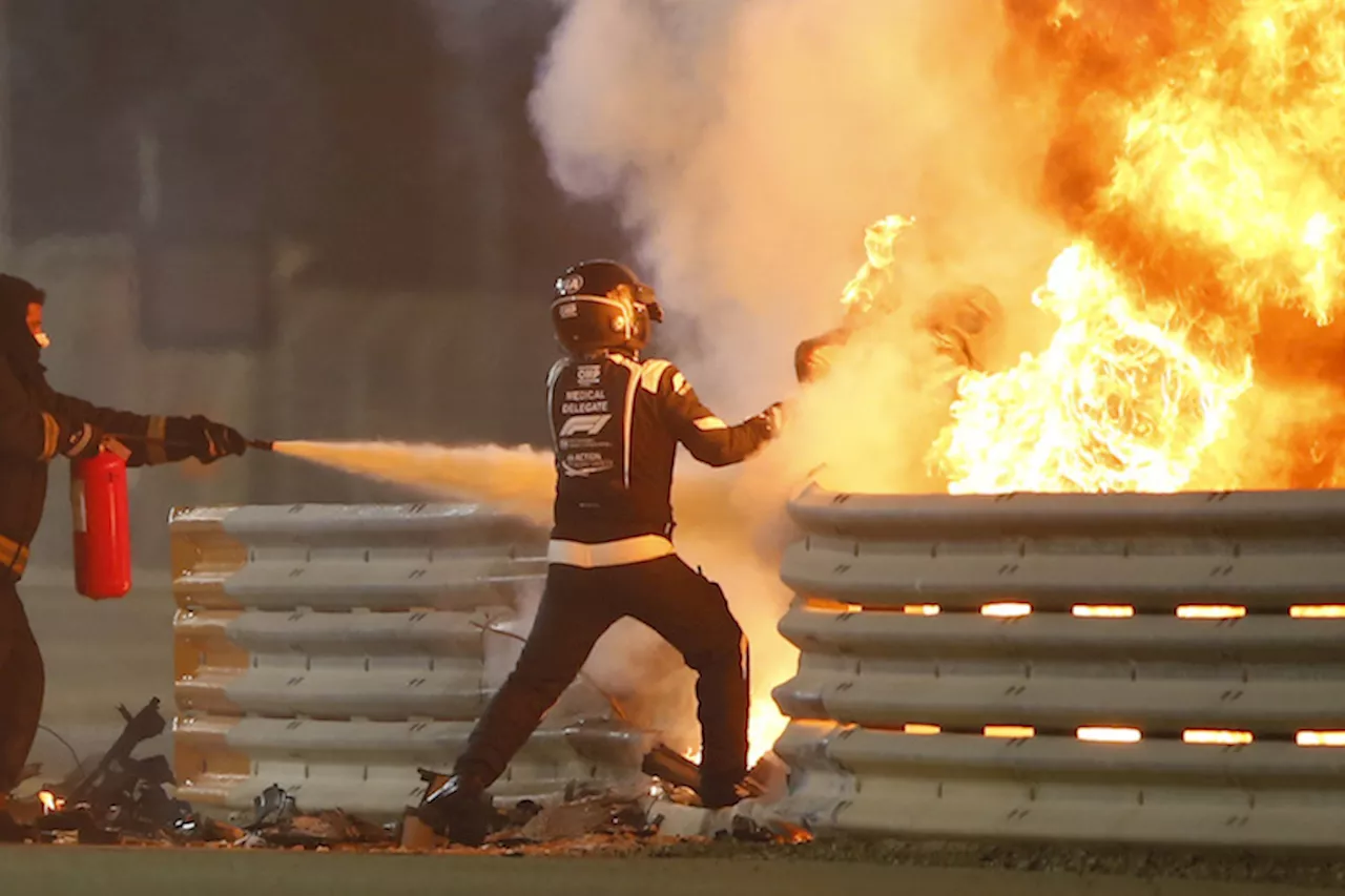 Romain Grosjean nach Feuerunfall: Hand macht Sorgen