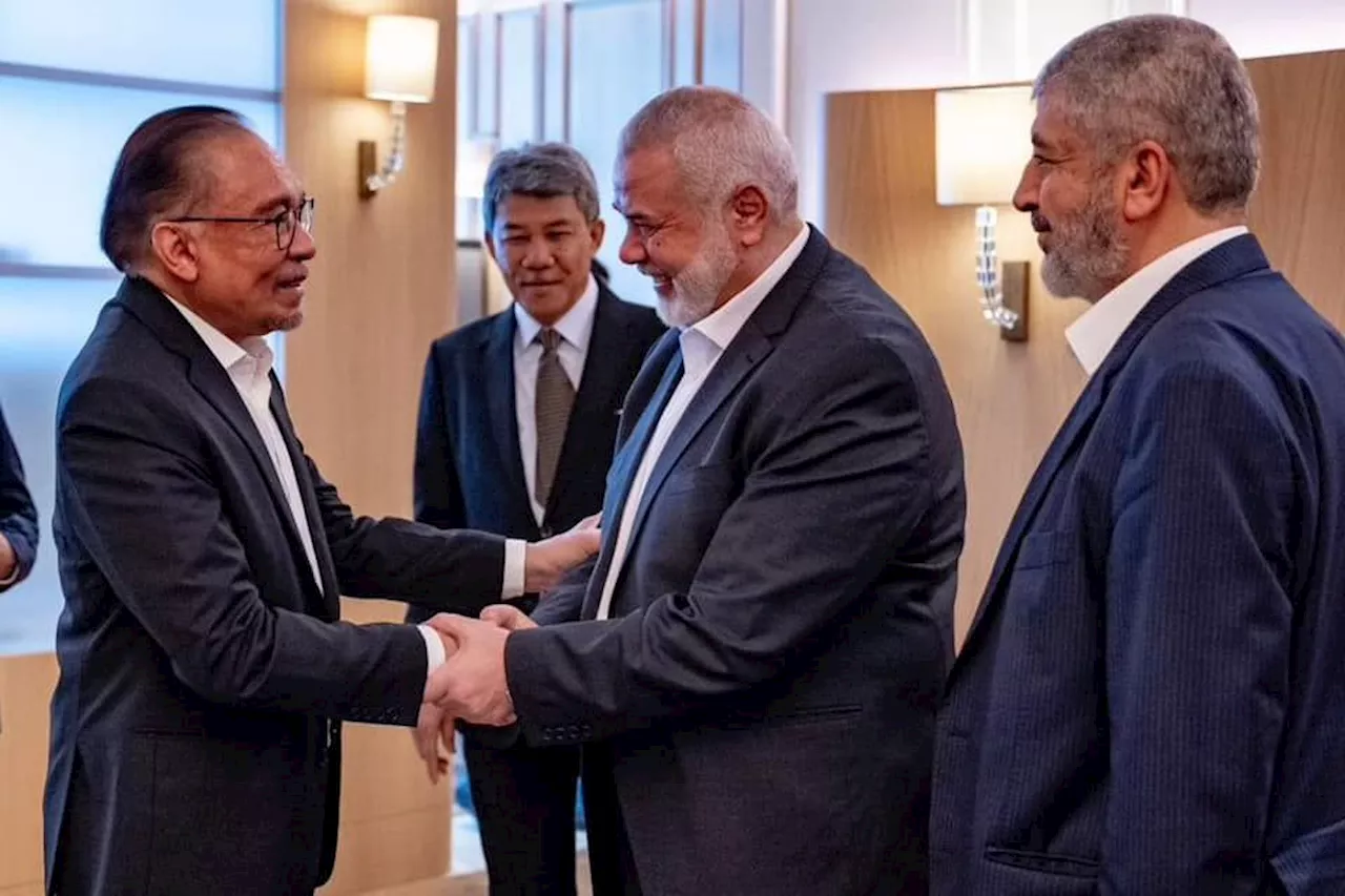 PM Anwar meets Hamas leaders in Qatar, reaffirms Malaysia's commitment to stopping war on Gaza