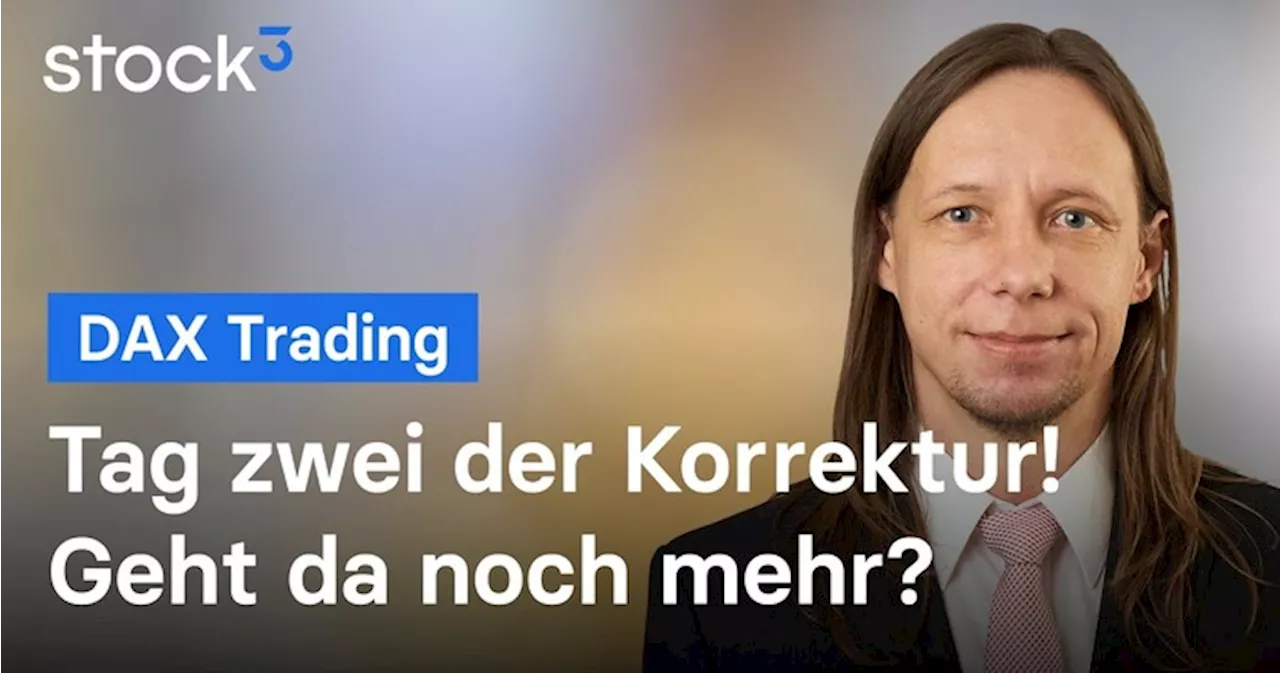 DAX-Analyse am Mittag - Die Käufer können nicht überzeugen!