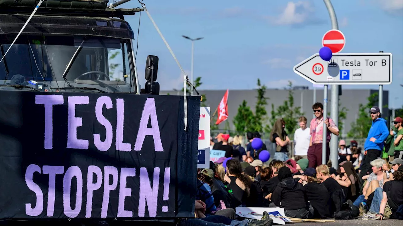 Anti-Tesla-Protest in Brandenburg: Kosten für Polizeieinsatz gehen laut Innenministerium in die Millionen