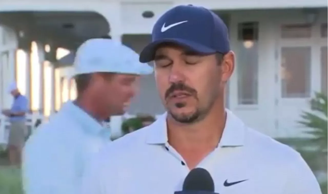 Brutal Brooks Koepka vs Bryson DeChambeau eye roll seen around the world started at PGA Championship...