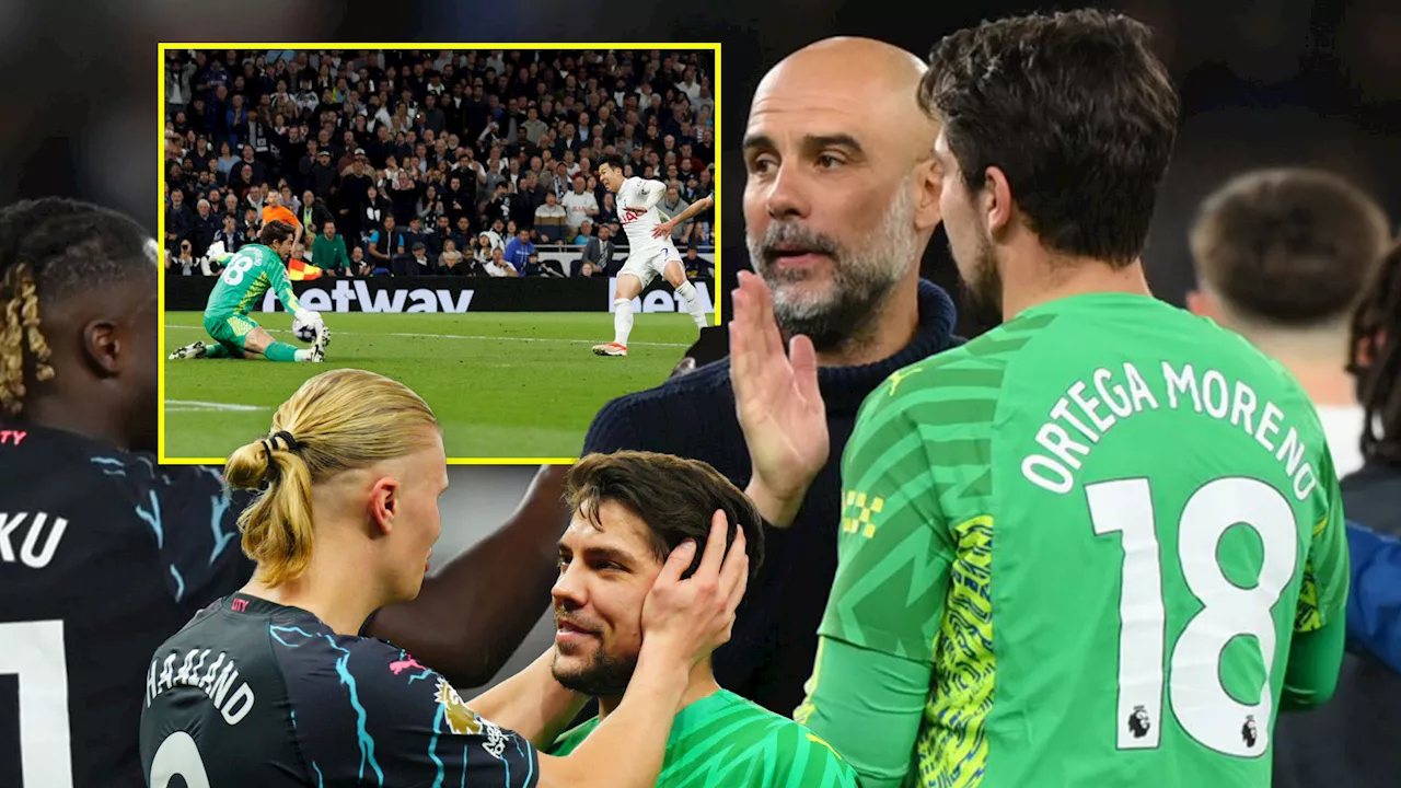 Pep Guardiola hails ‘incredible’ Stefan Ortega save as Arsenal fans agonise at title race sliding doors mom...