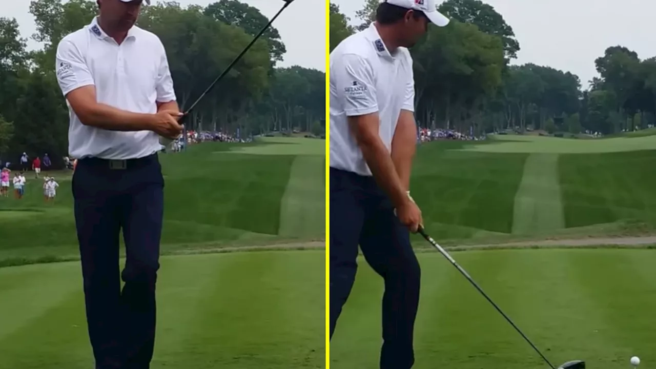 PGA Championship winner stunned crowd with ‘Happy Gilmore’ swing at Valhalla before missing cut...