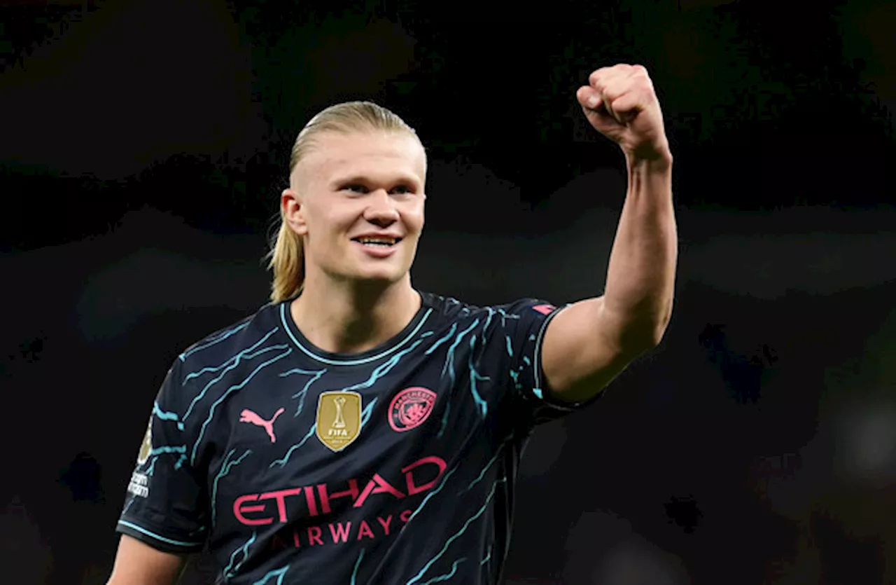 Haaland double leaves Man City one win away from Premier League four in a row