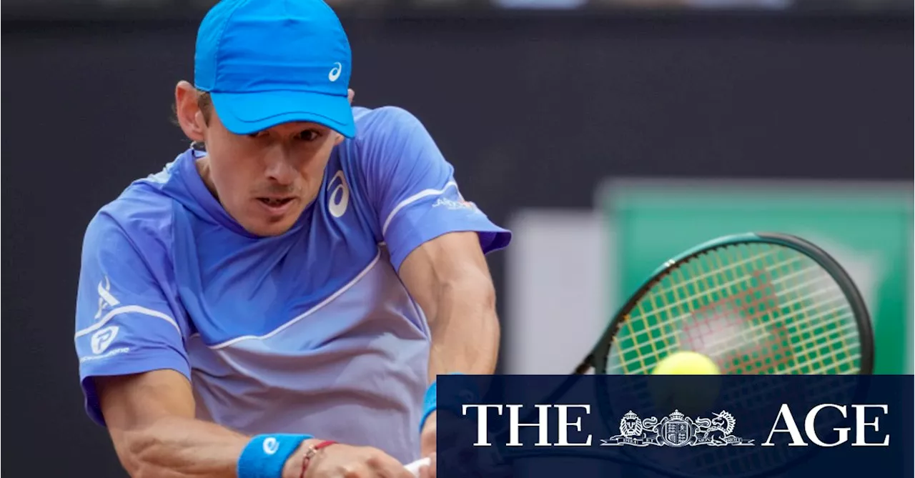 De Minaur falls to Tsitsipas in final French Open tune-up