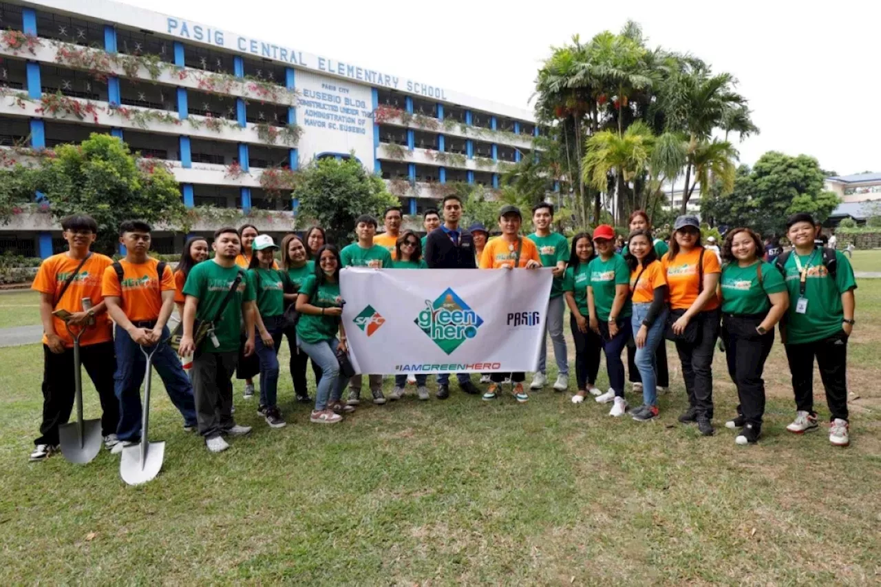 SAFC heroes volunteer in Pasig LGU's Earth Day tree growing initiative