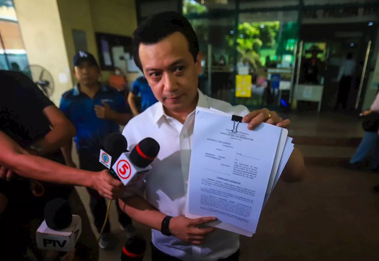 Trillanes files cybercrime raps vs. Roque, SMNI, vloggers