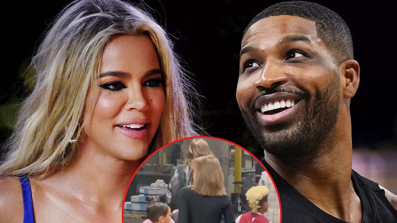 Khloe Kardashian Brings Kids to See Tristan Thompson Play for 1st Time