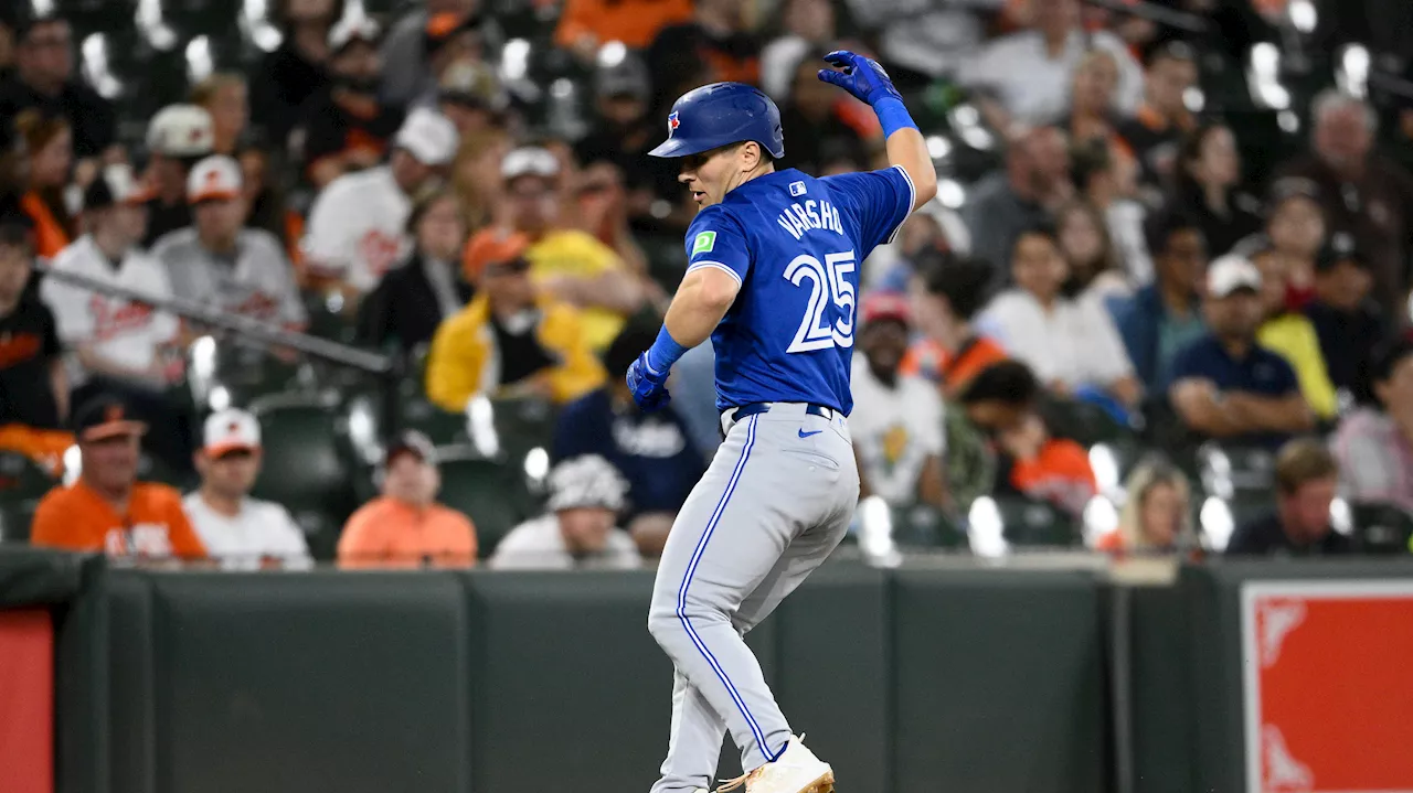 Varsho's glove and bat lift Blue Jays to win over Orioles in 10 innings