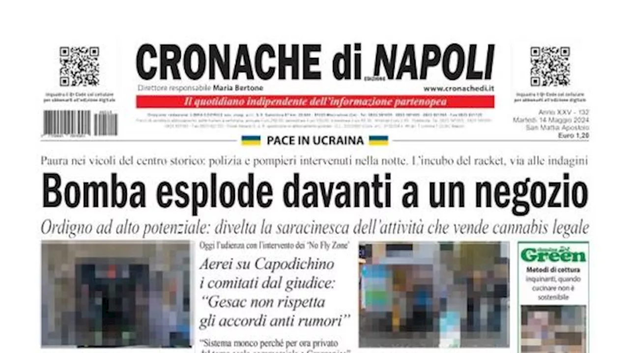 Cronache di Napoli apre: 'Un leader per risollevare il Napoli, all-in su Conte'