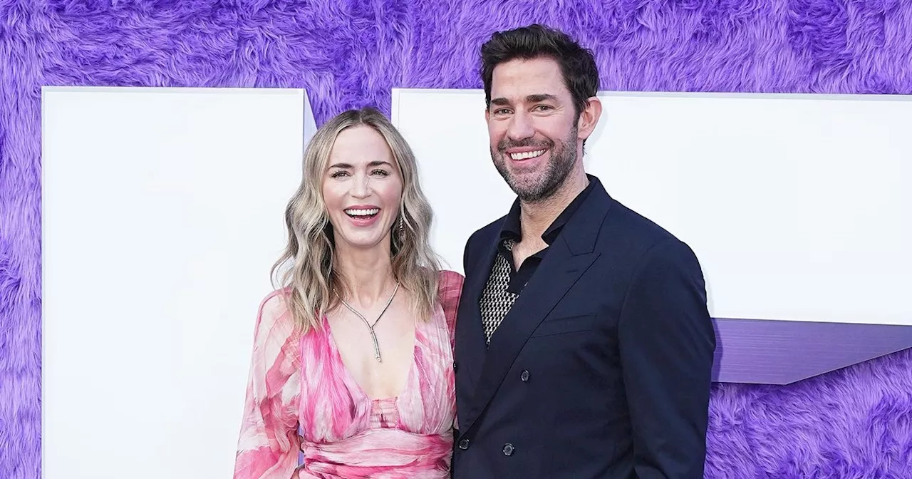 Emily Blunt Dons Pink Flowy Gown at ‘IF’ Premiere With John Krasinski