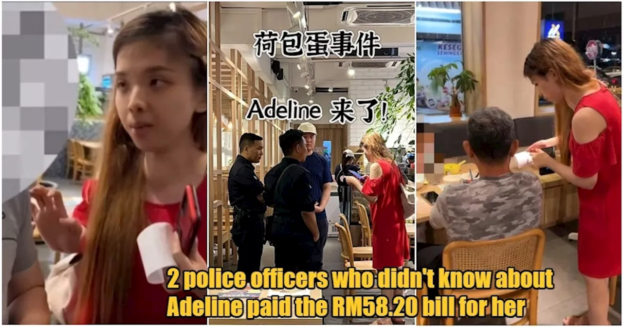 Adeline Refuses to Pay for Extra Eggs at SS2 Restaurant, Asks Other Customers to Help Her Pay RM2.50