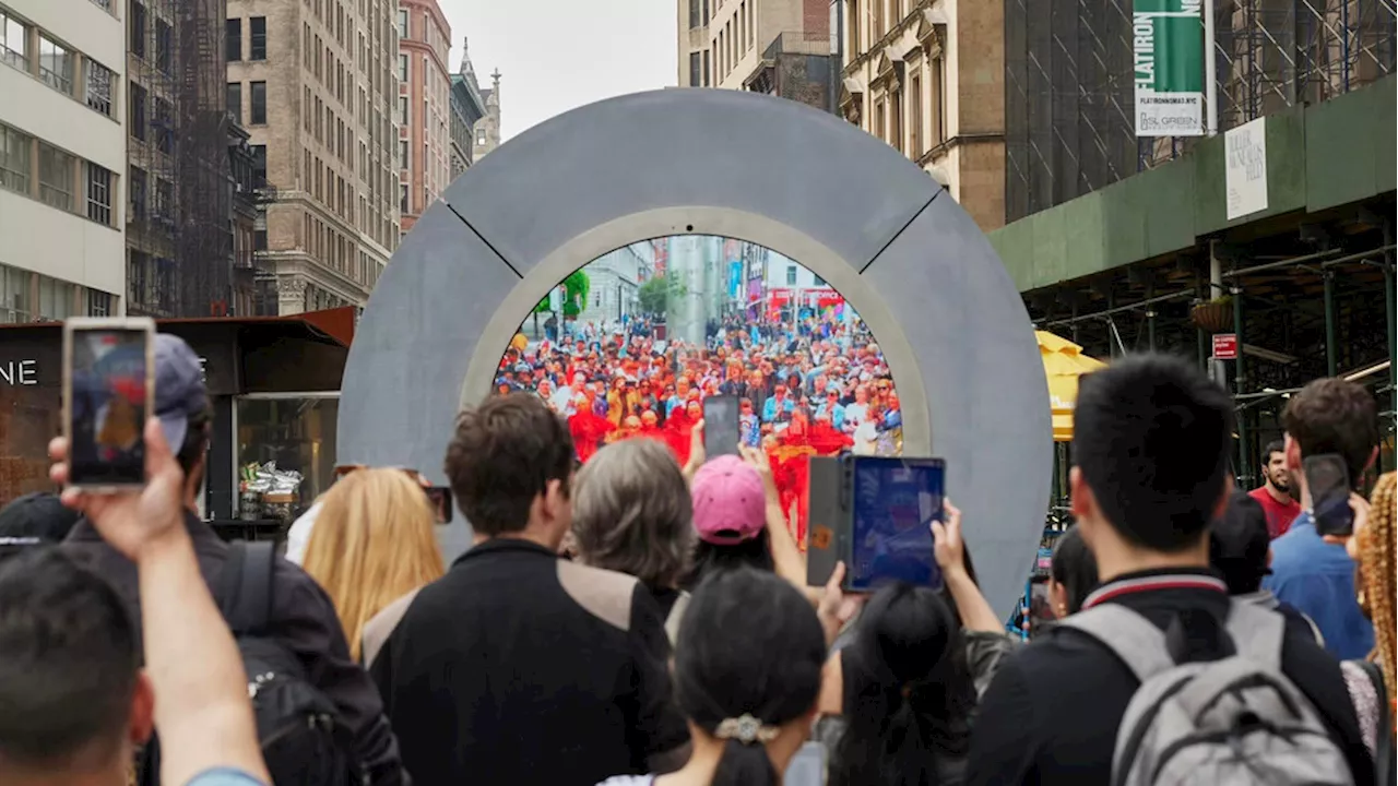 Art 'portals' connecting NYC and Dublin shut down after 'inappropriate behavior,' nudity