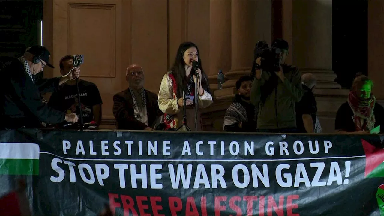 Hundreds gather in Sydney for pro-Palestinian rally