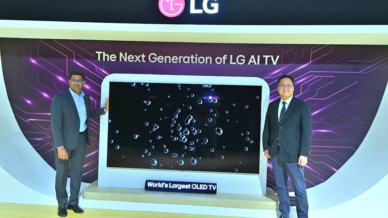 LG ने लॉन्च किया AI फीचर वाला दुनिया का सबसे बड़ा OLED TV, कीमत है 20 लाख रुपये से ज्यादा