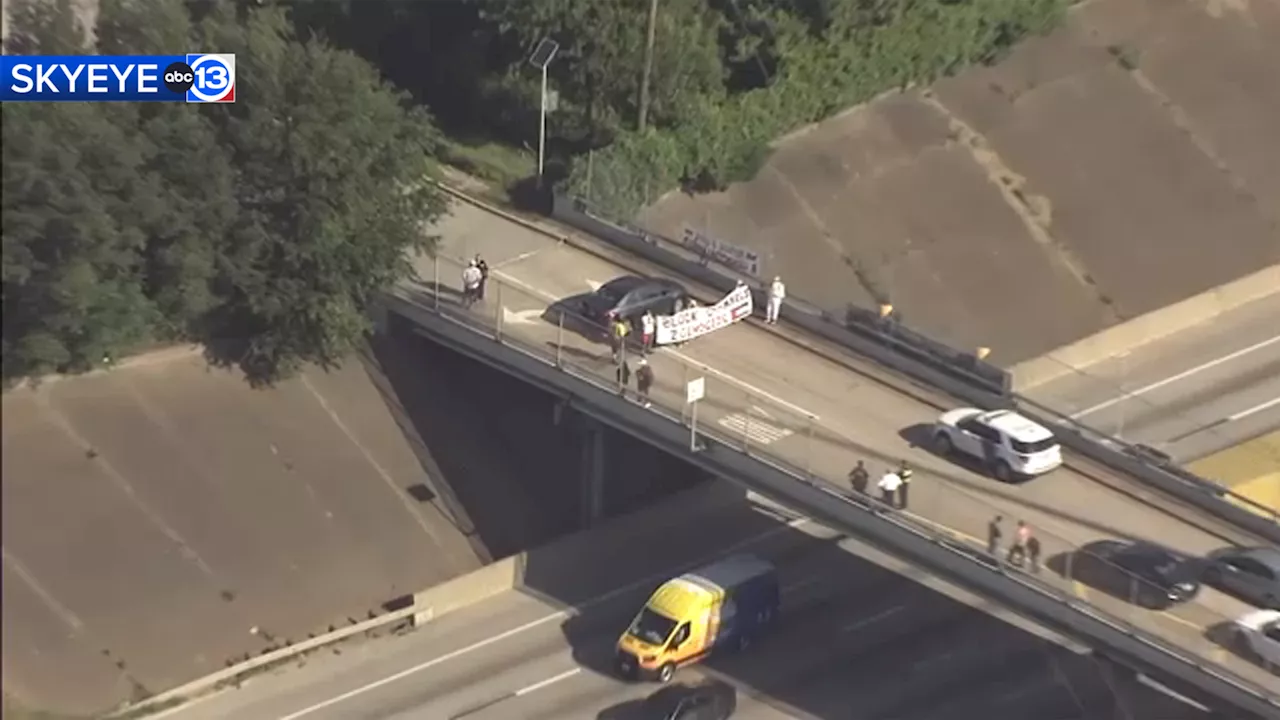 13 Alert Traffic: Protest temporarily blocked I-610 entrance to Port of Houston at morning rush hour