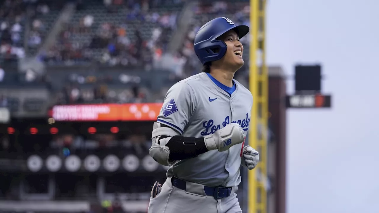 MLB: Dodgers star Shohei Ohtani hits longest home run at Oracle Park in ...