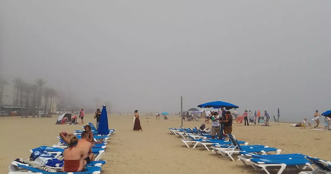 Brit tourists left fuming as Benidorm shrouded in bizarre fog