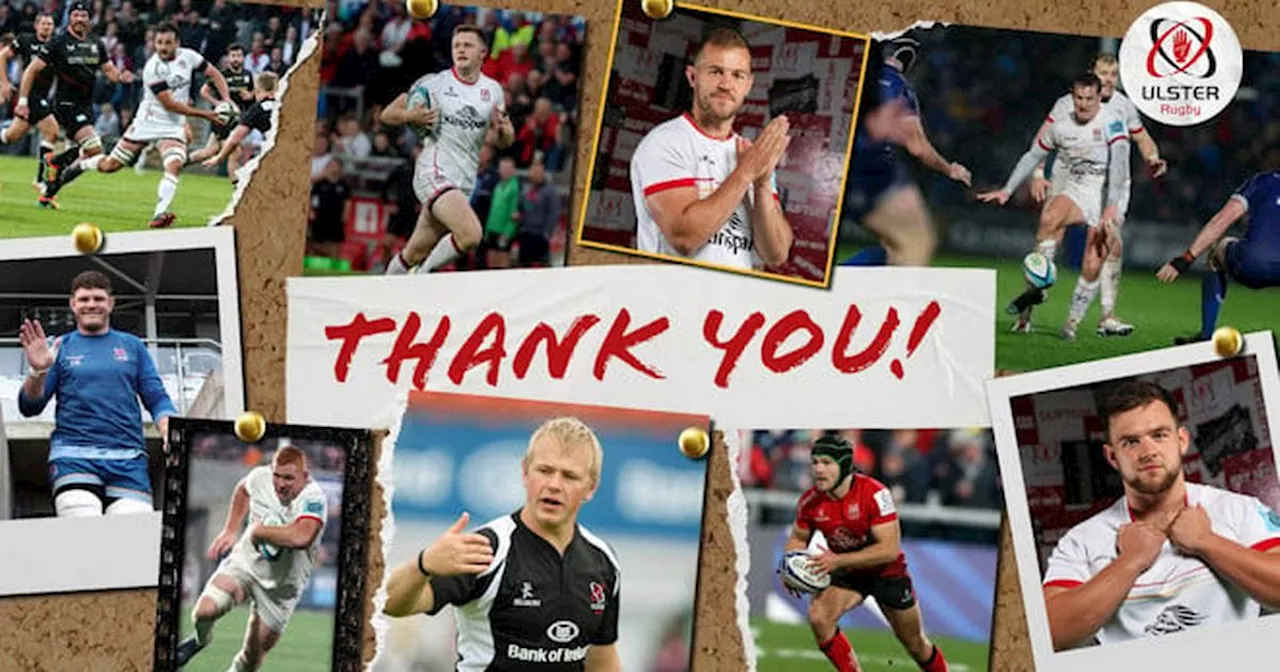 Ulster Rugby confirm end-of-season leavers as club prepares weekend farewell