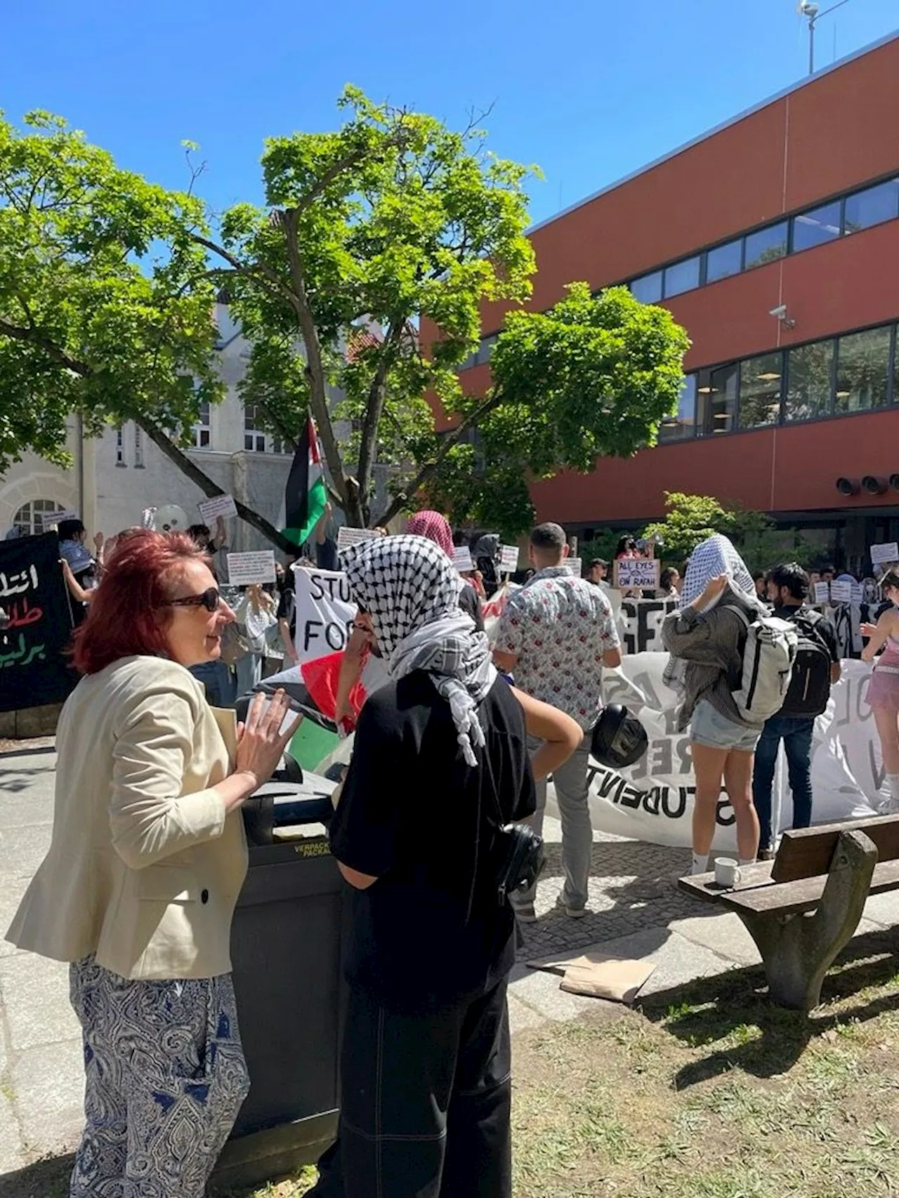 Friedliche Pro-Palästina-Proteste: Die TU Berlin macht vor, wie es geht