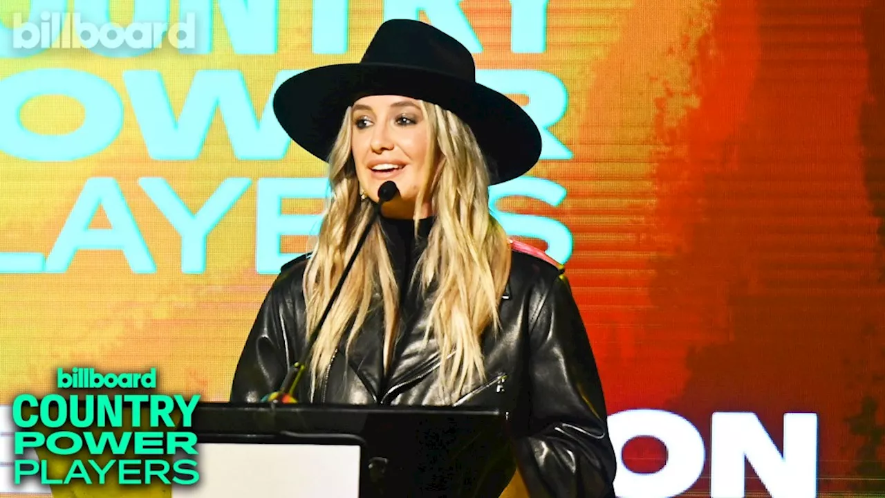 Lainey Wilson Accepts Record Breaker Award | Billboard Country Power Players 2024