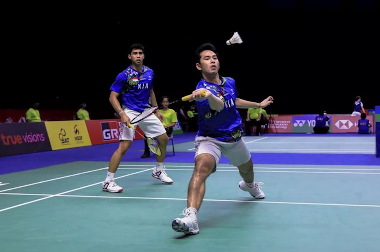 Hasil Thailand Open 2024 - Kena Comeback pada Laga Buta, Sabar/Reza Tersingkir