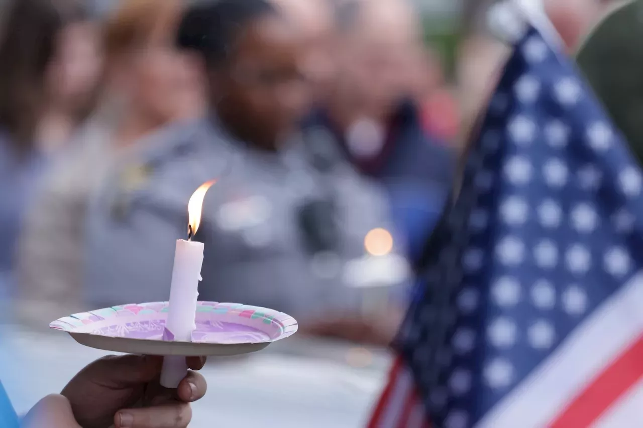 Euclid-Pd: Candlelight vigil held for officer Jacob Derbin at Euclid PD ...