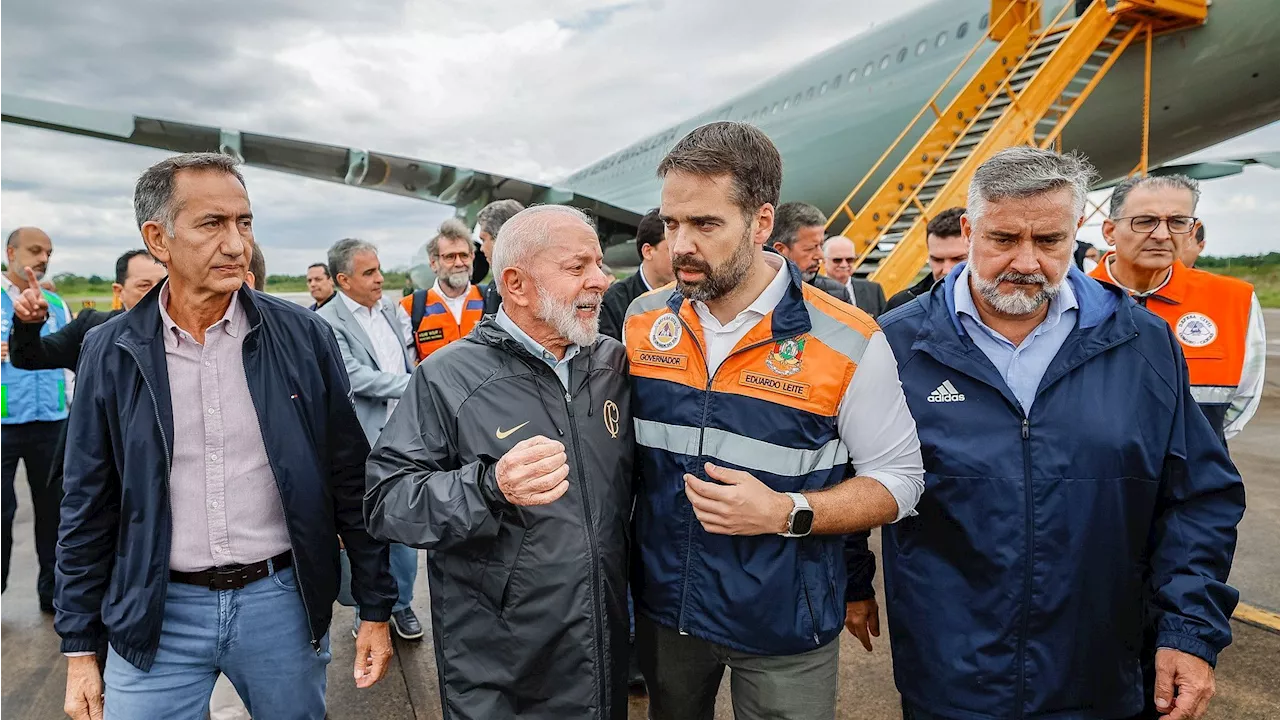 Com anúncio de novas medidas, Lula volta ao RS nesta quarta (15)