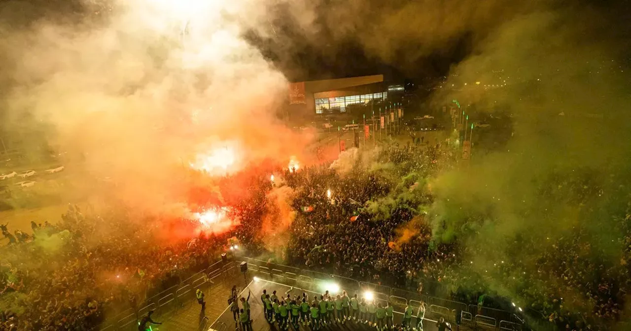Celtic title heroes serenaded with pyro party for the ages by jubilant punters
