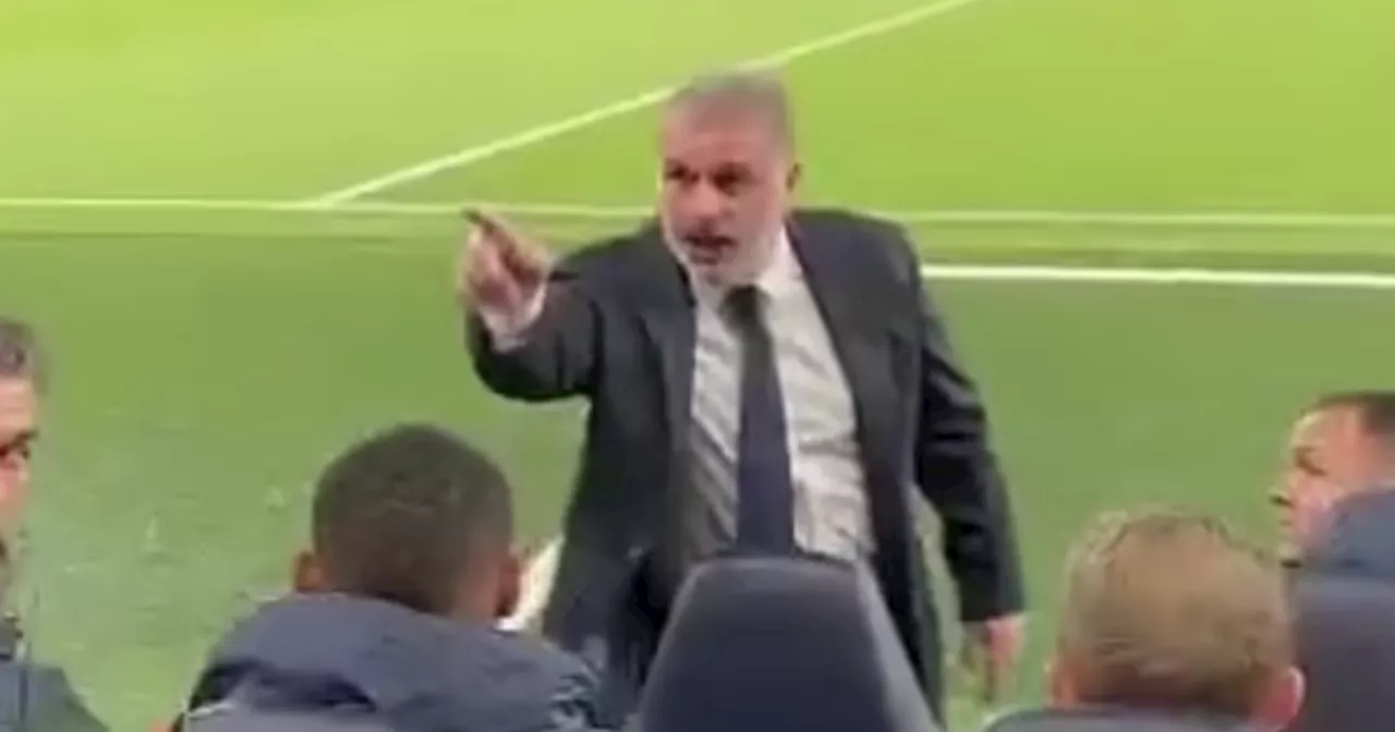 Raging Ange confronts Tottenham fan for cheering Man City