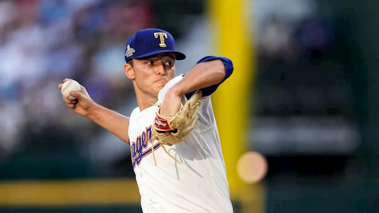 Rangers' Jack Leiter pummeled by Guardians in third MLB start