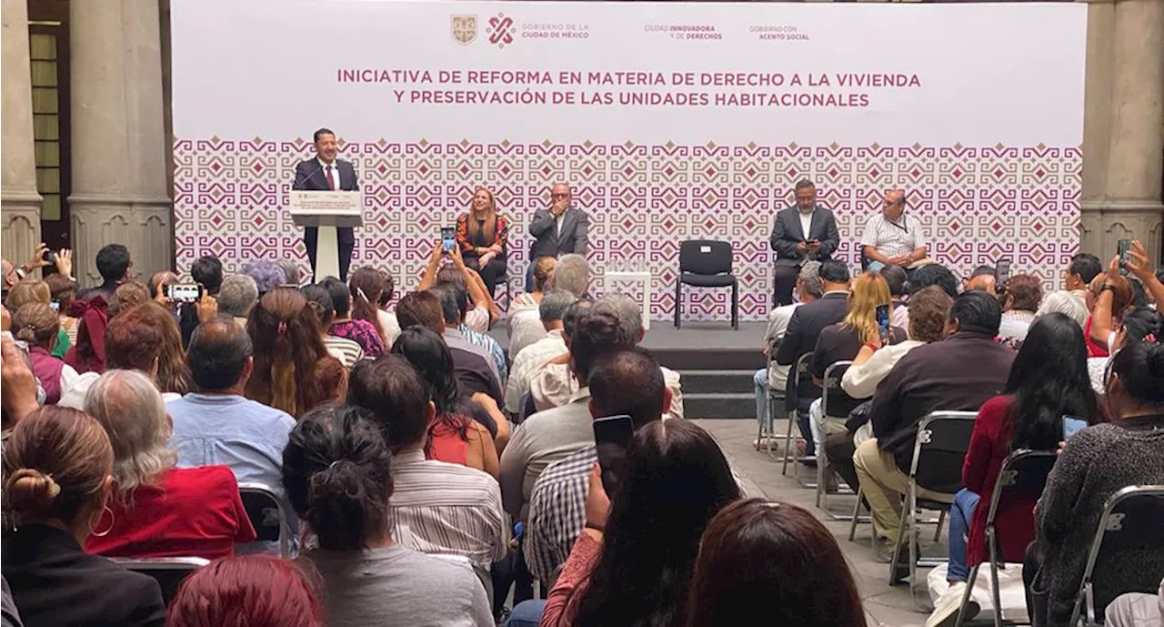 Martí Batres propone reforma para mejorar unidades habitacionales en las 16 alcaldías de la CDMX