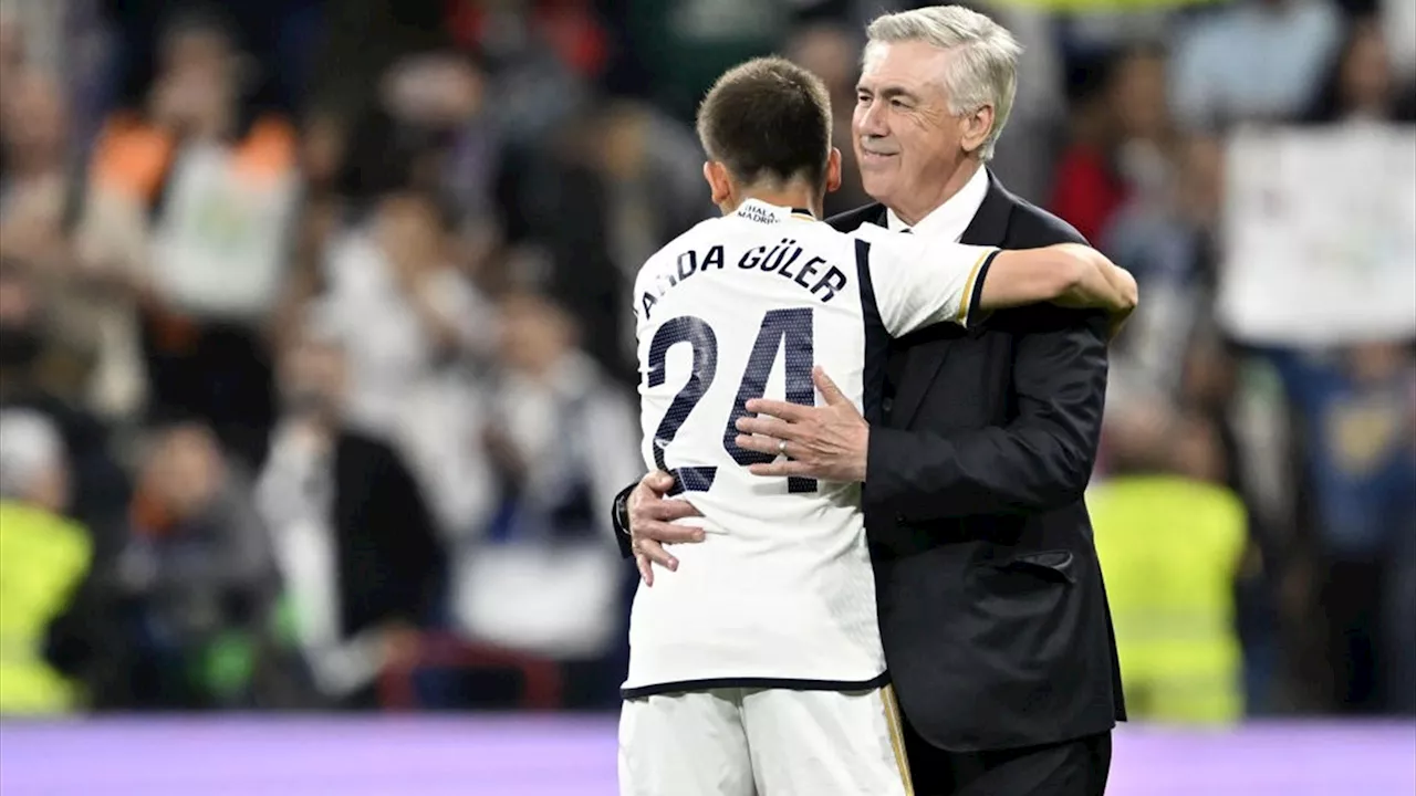 Real Madrid I Arda Güler enchante Carlo Ancelotti : 'Le ballon est amoureux de lui'